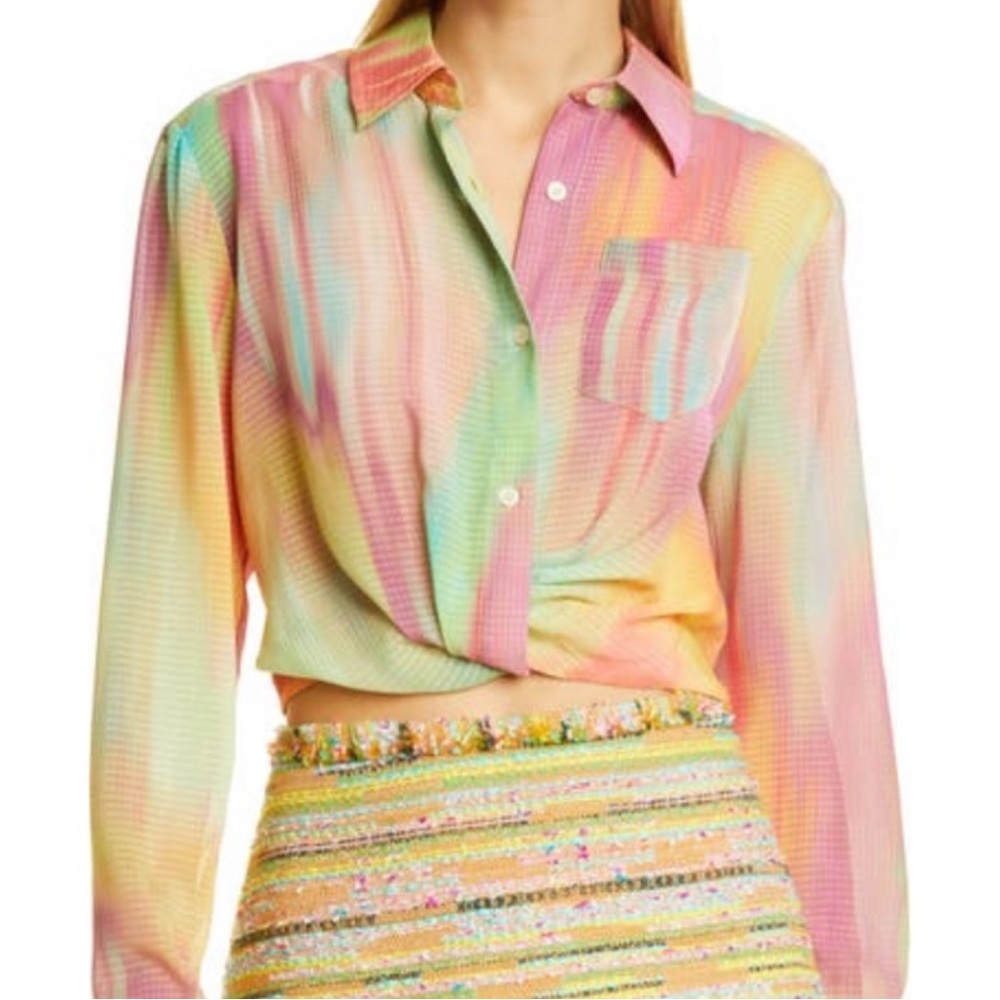 LE SUPERBE Sunset Cropped Blouse